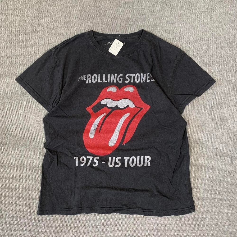 Rolling Stones black cotton Band T-shirt